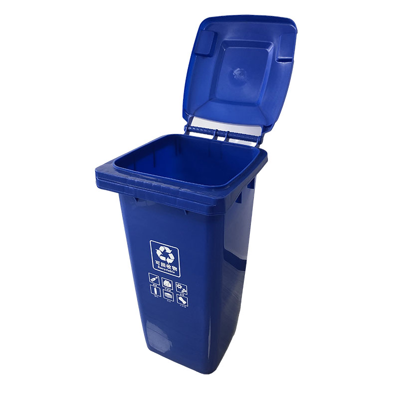 Plastic trash can 120L